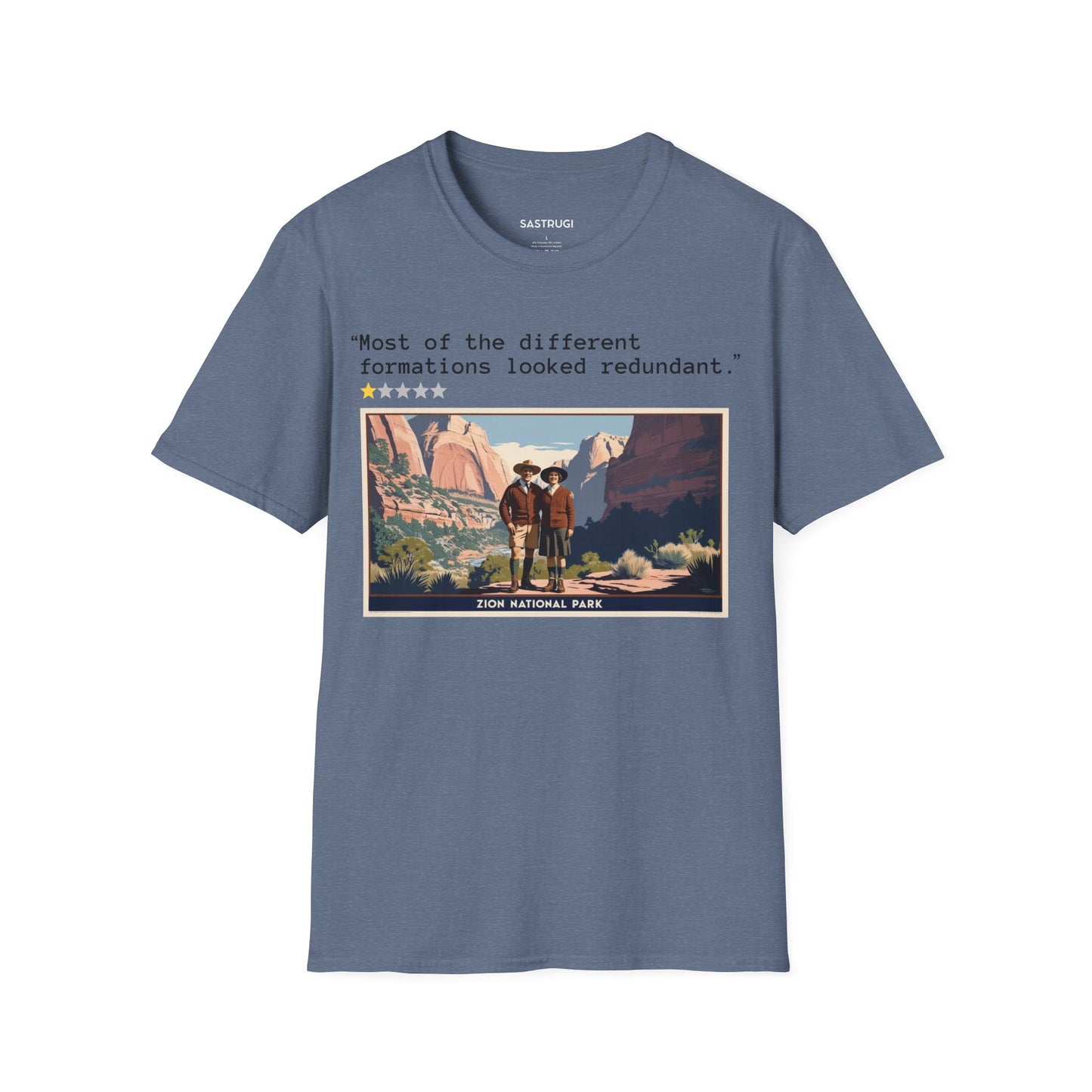 Zion National Park - 1 Star Rating WPA Tee