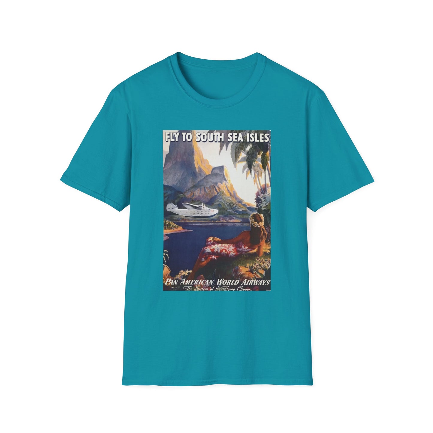 South Sea Isles Vintage Travel Art