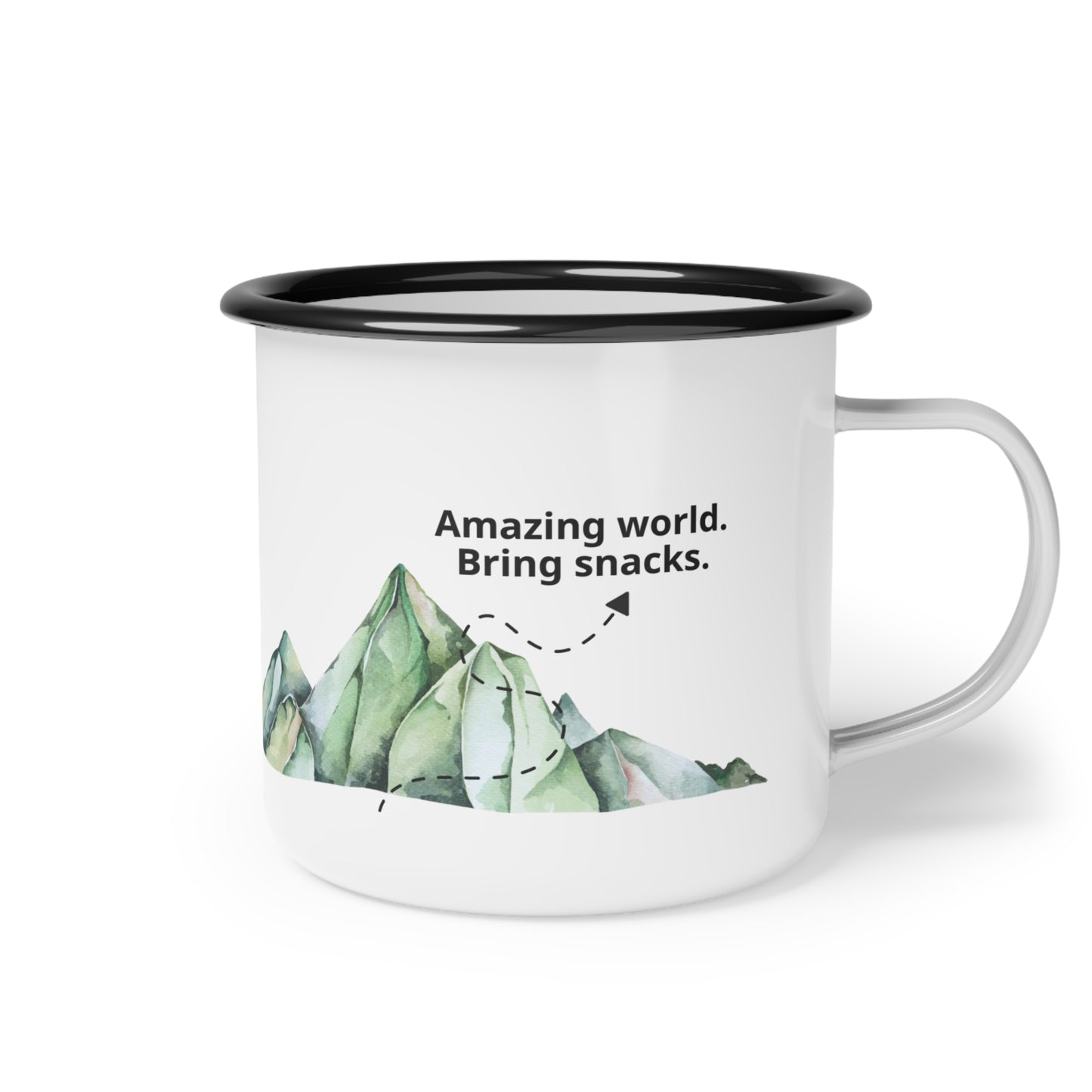 Amazing World, Bring Snacks - Camp Mug