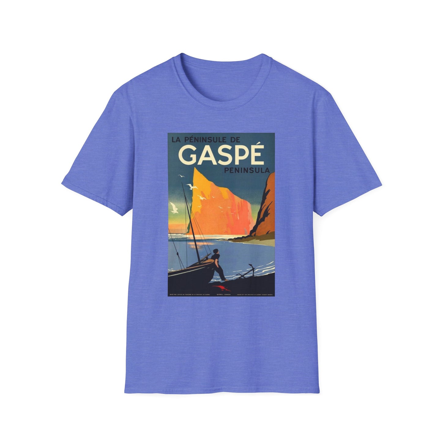 Gaspe Peninsula Vintage Travel Art