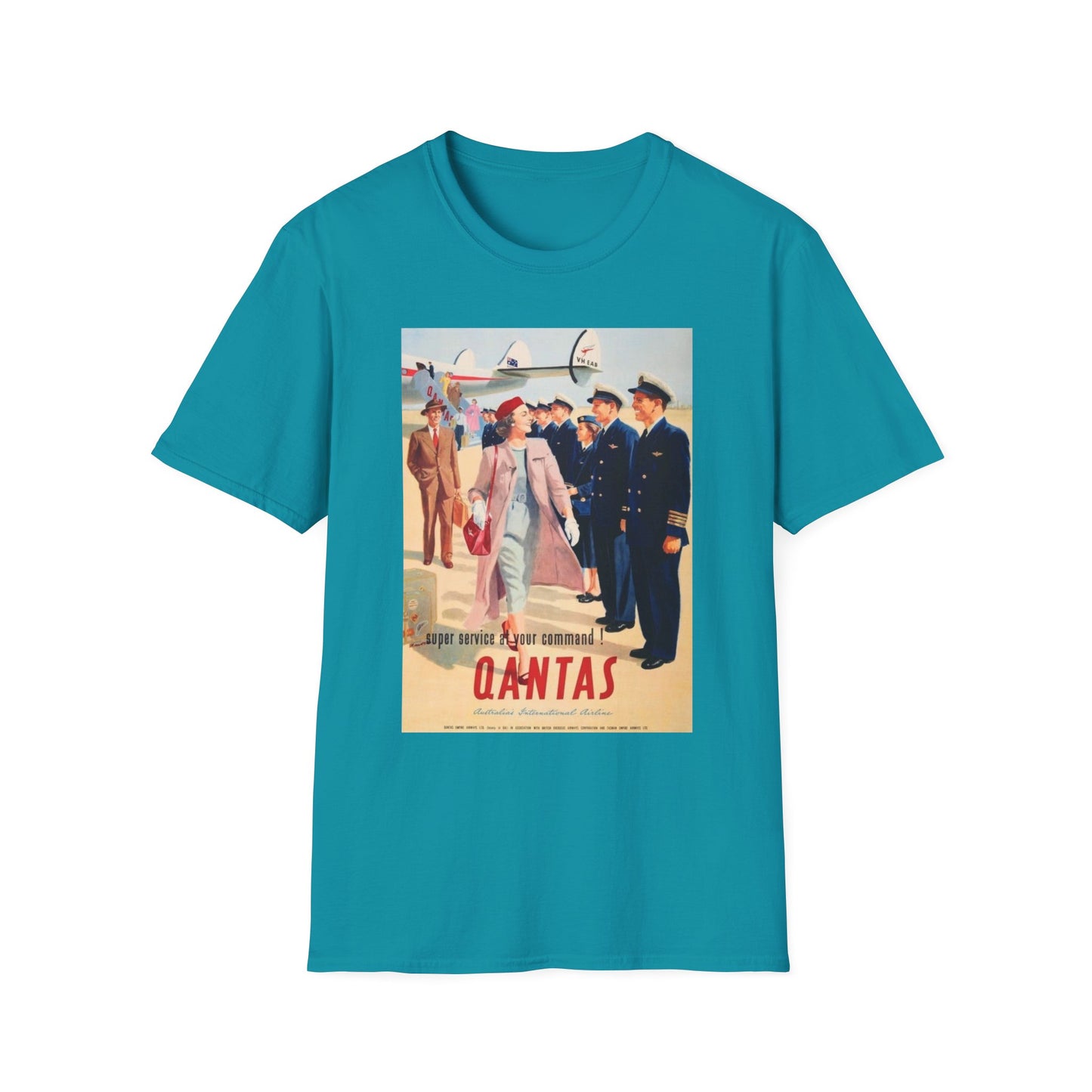 Quantas Vintage Travel Art