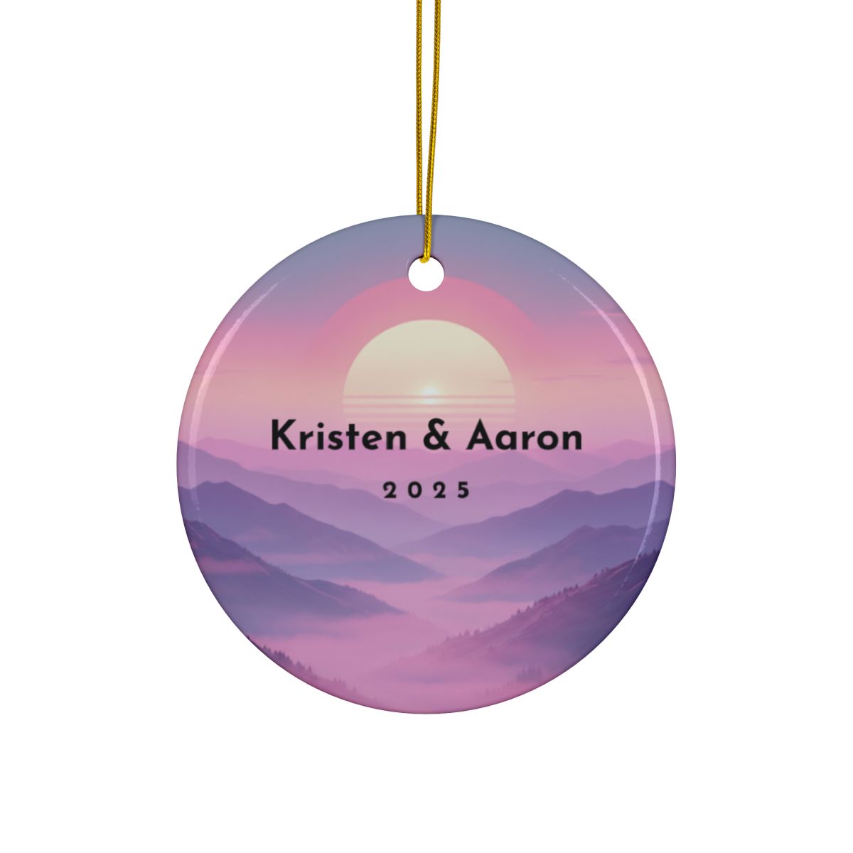 Personalized Great Smoky Mountains Ornament (2-sided)