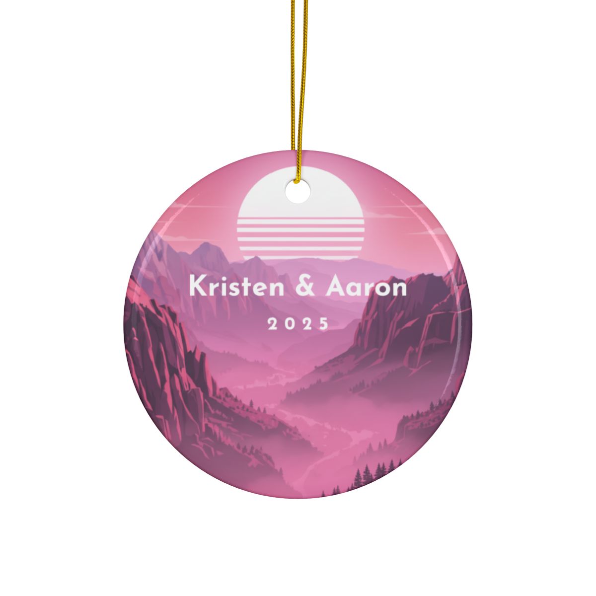 Personalized Zion National Park Ornament (2-sided)
