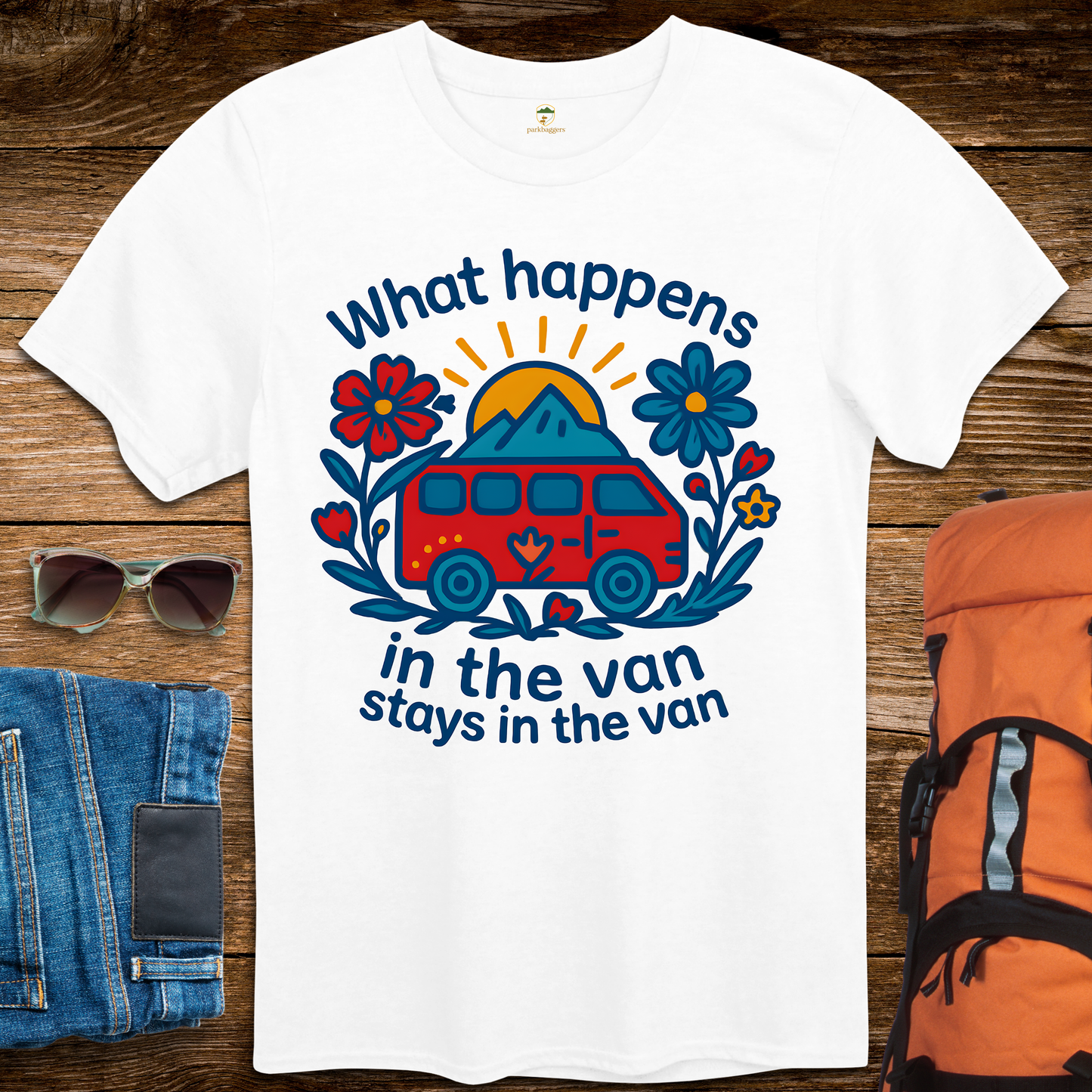 What Happens In The Van Stays In The Van Primary Colors