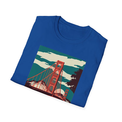 San Francisco City by the Bay Vintage Travel Art