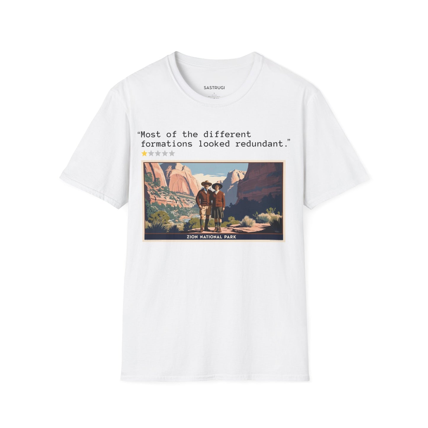Zion National Park - 1 Star Rating WPA Tee