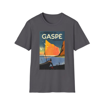 Gaspe Peninsula Vintage Travel Art