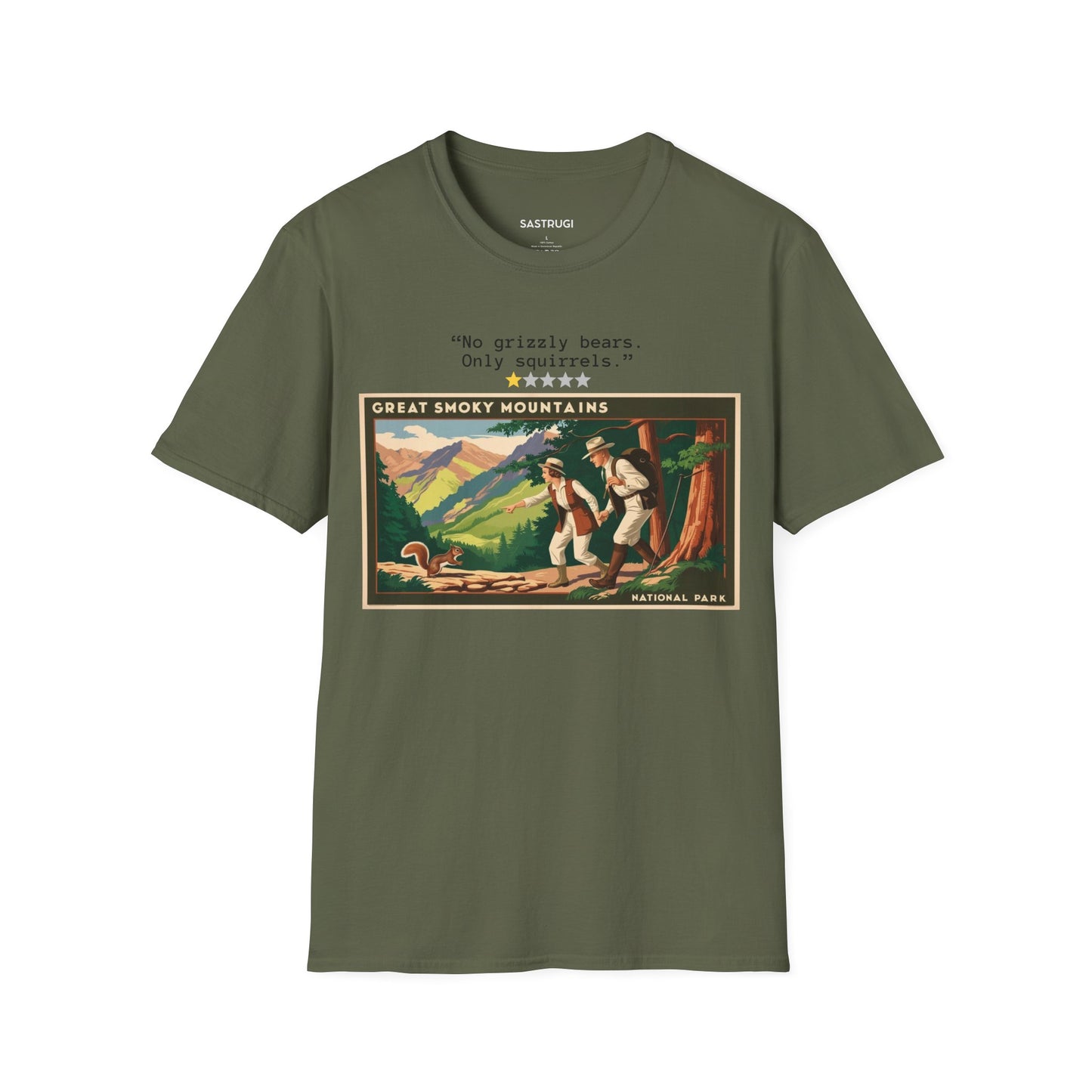 Great Smoky Mountains - 1 Star Rating WPA Tee