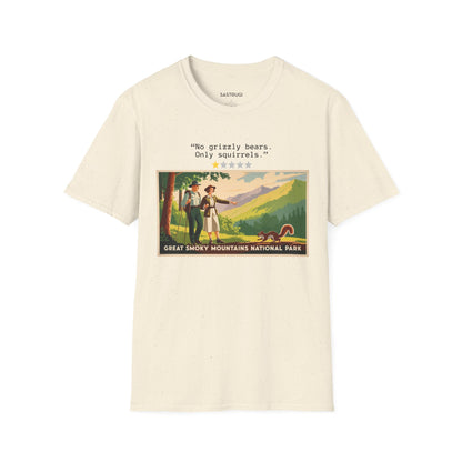 Great Smoky Mountains National Park only squirrels - 1 Star Rating WPA Tee