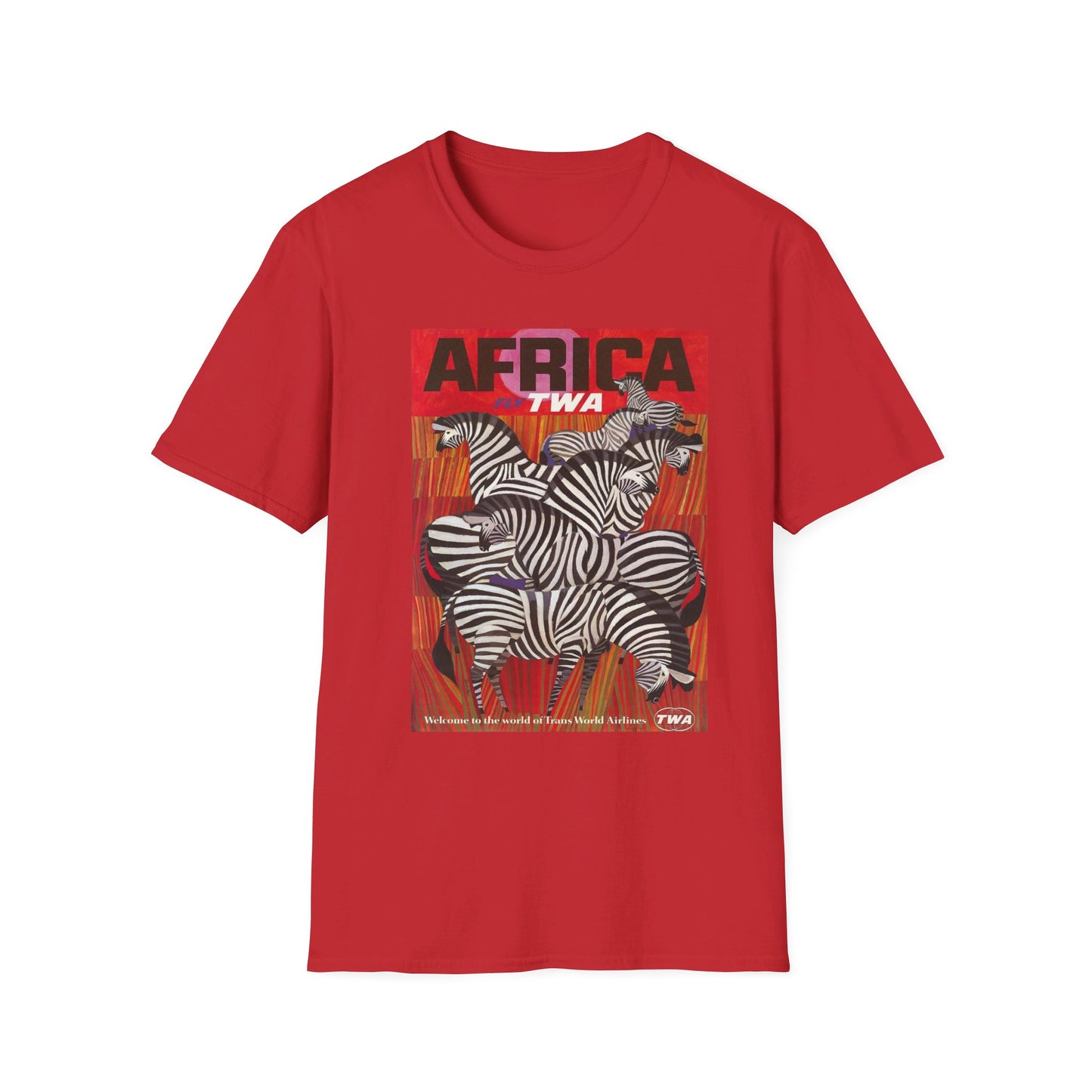 Africa TWA Vintage Travel Art