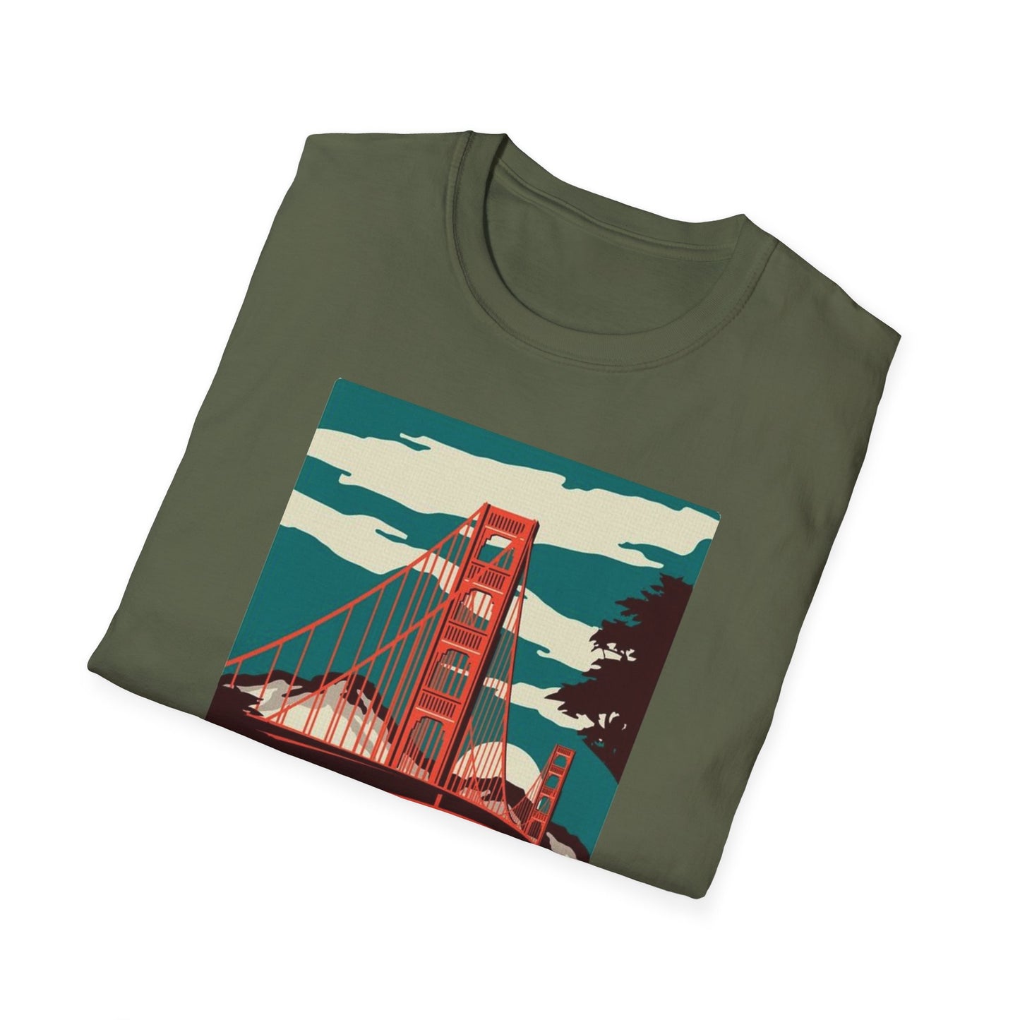 San Francisco City by the Bay Vintage Travel Art