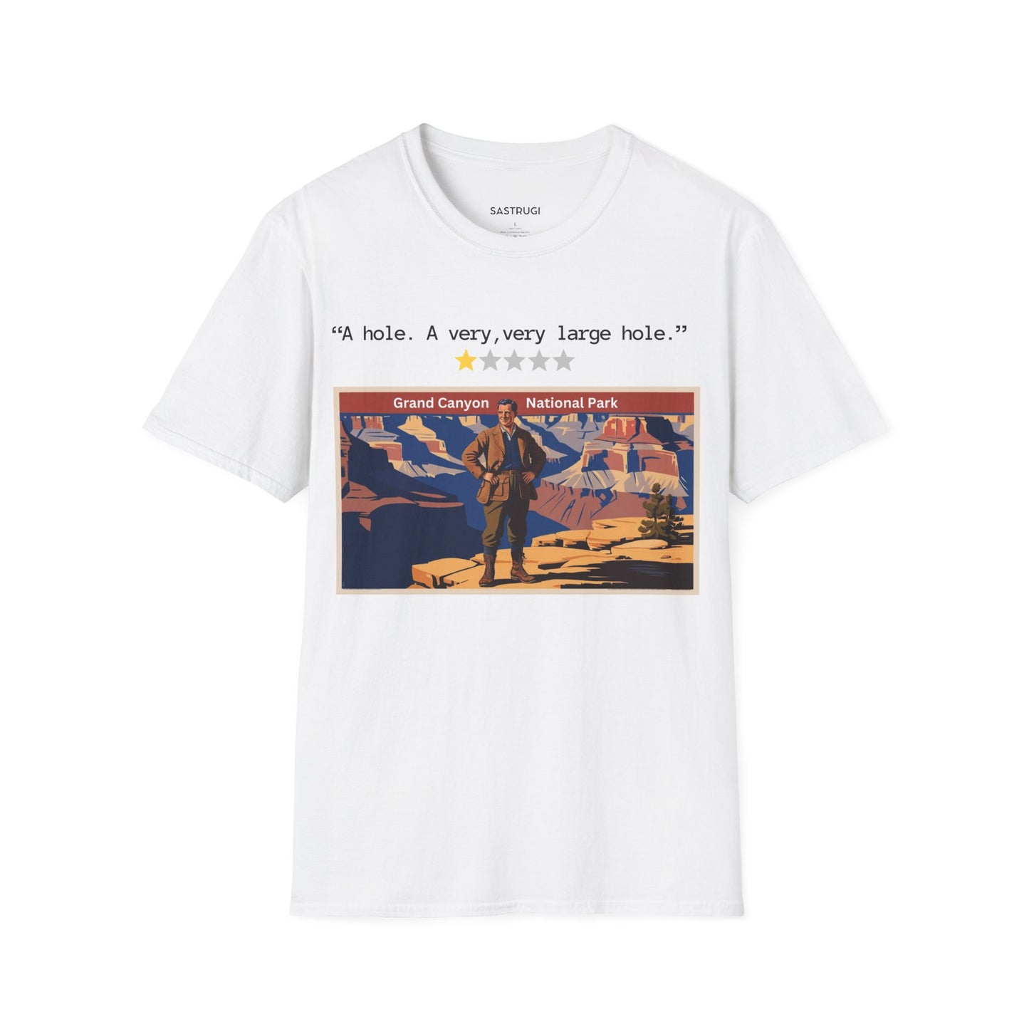 Grand Canyon A Very Large Hole - 1 Star Rating WPA Tee