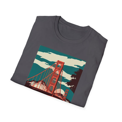 San Francisco City by the Bay Vintage Travel Art