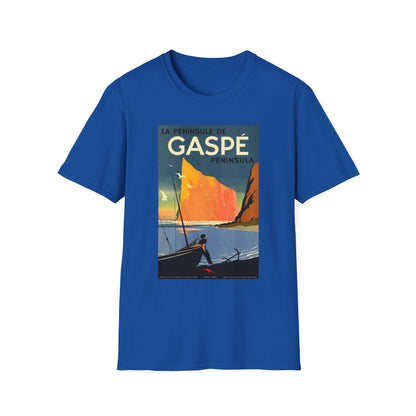 Gaspe Peninsula Vintage Travel Art