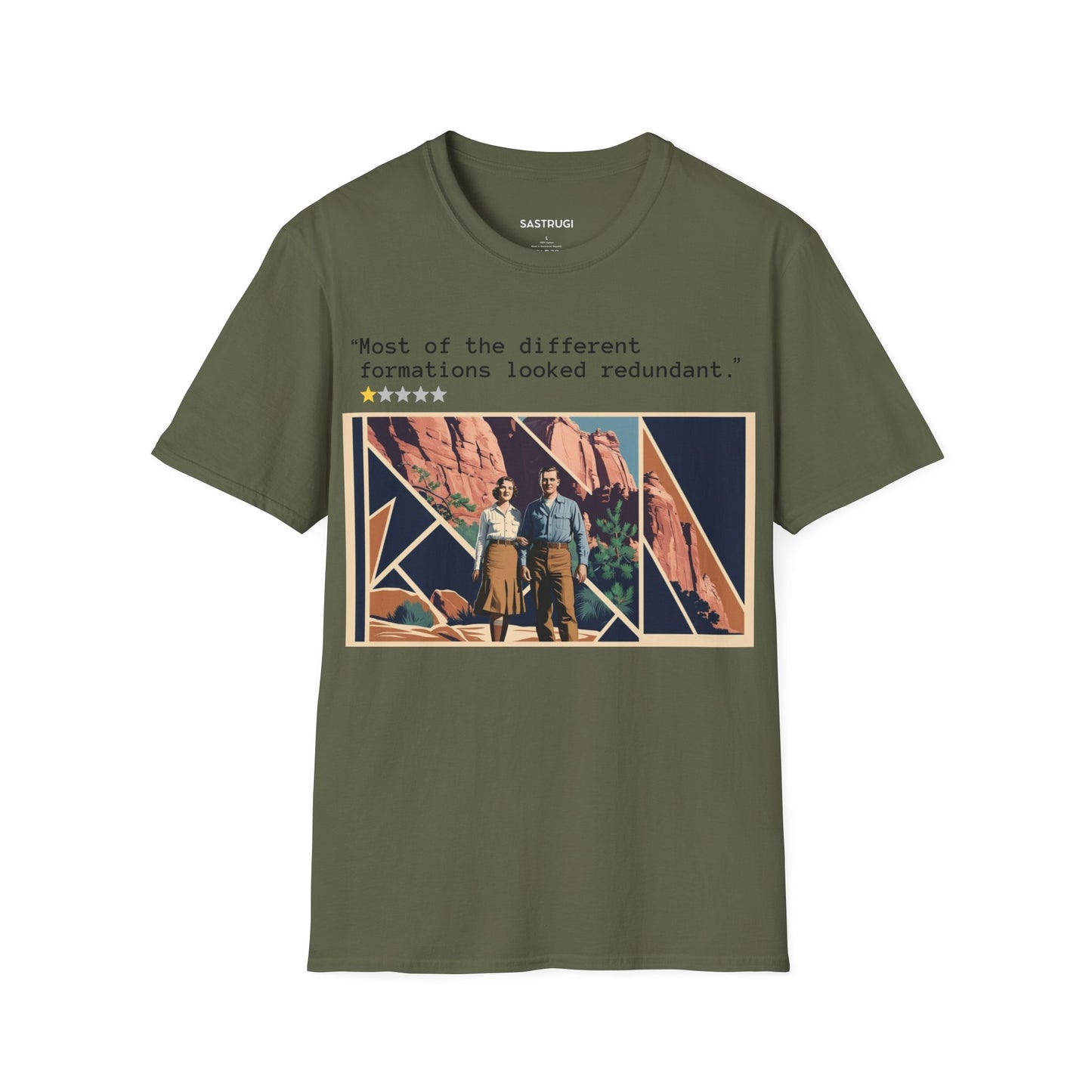 Zion National Park Hiking - 1 Star Rating WPA Tee