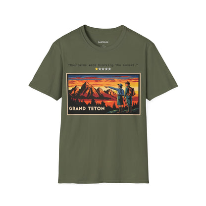 Grand Teton National Park - 1 Star Rating WPA Tee