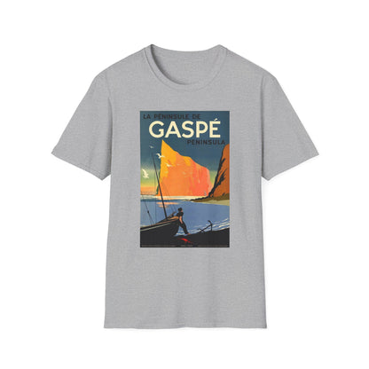 Gaspe Peninsula Vintage Travel Art