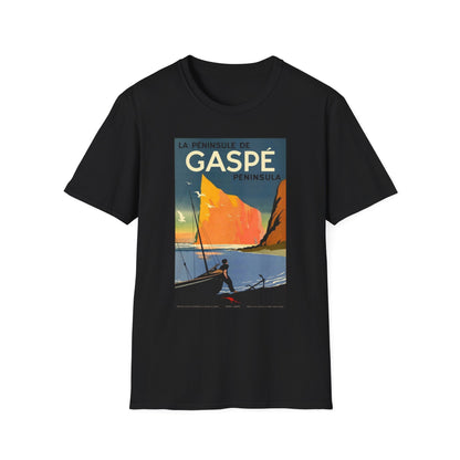 Gaspe Peninsula Vintage Travel Art
