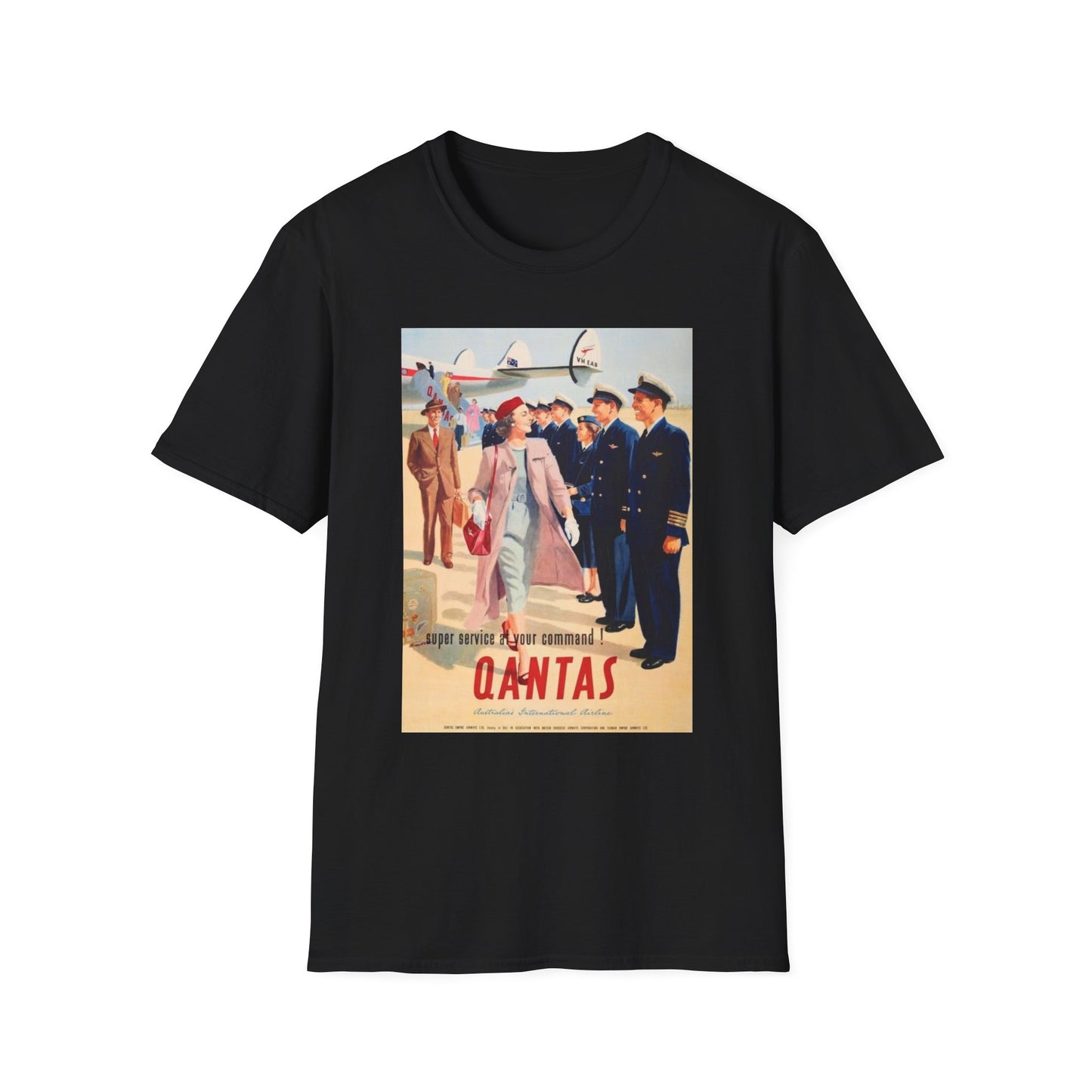 Quantas Vintage Travel Art