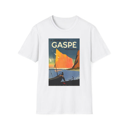Gaspe Peninsula Vintage Travel Art