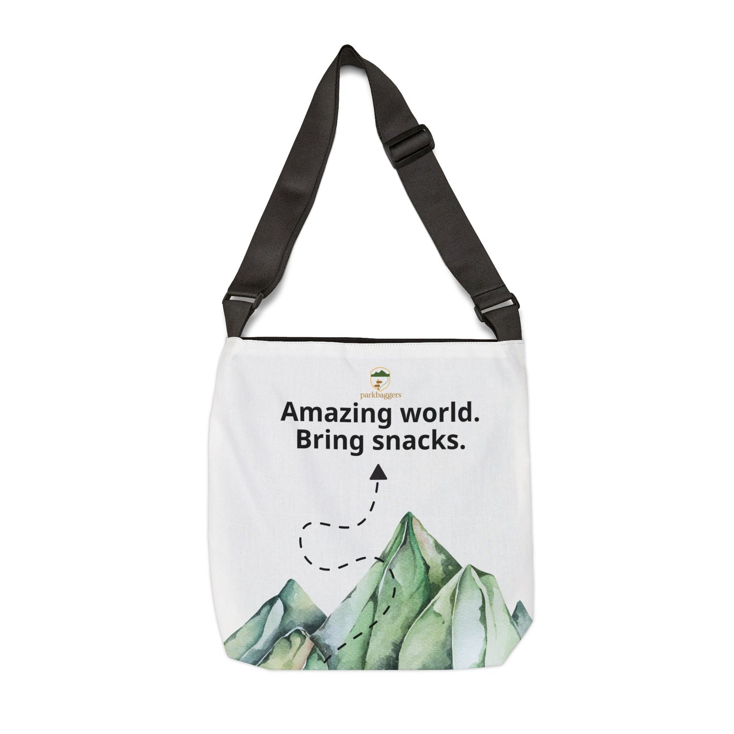 Bring Snacks Green Mountain Tote Parkbaggers