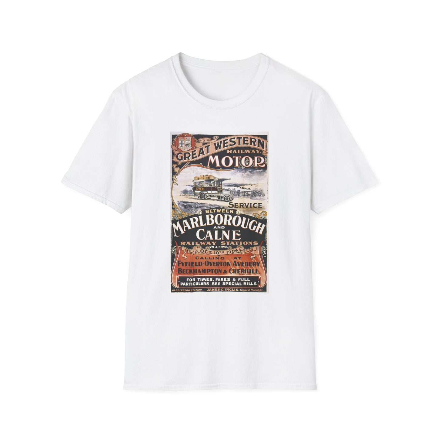 Great Western Railway Motor Vintage Travel Art