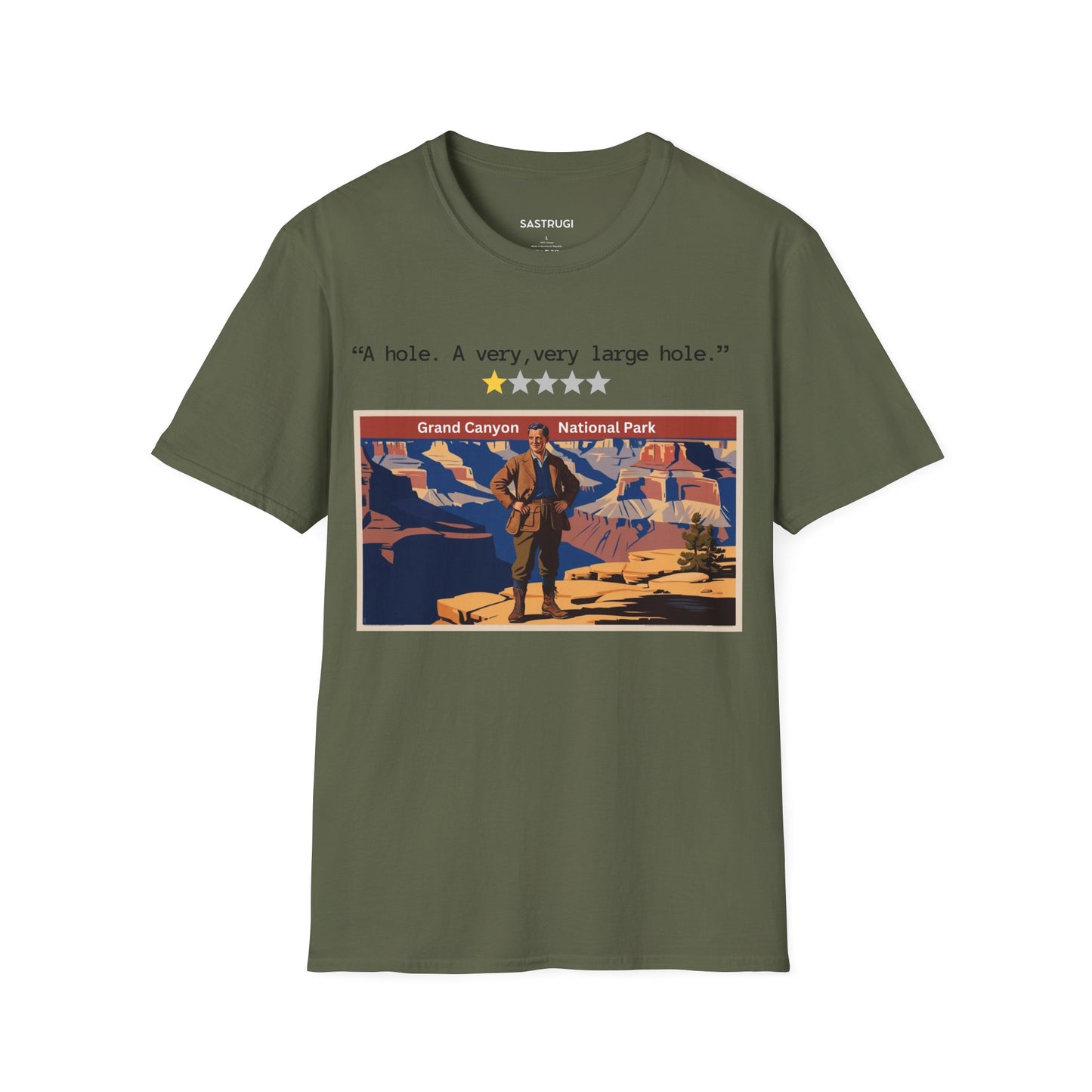 Grand Canyon A Very Large Hole - 1 Star Rating WPA Tee