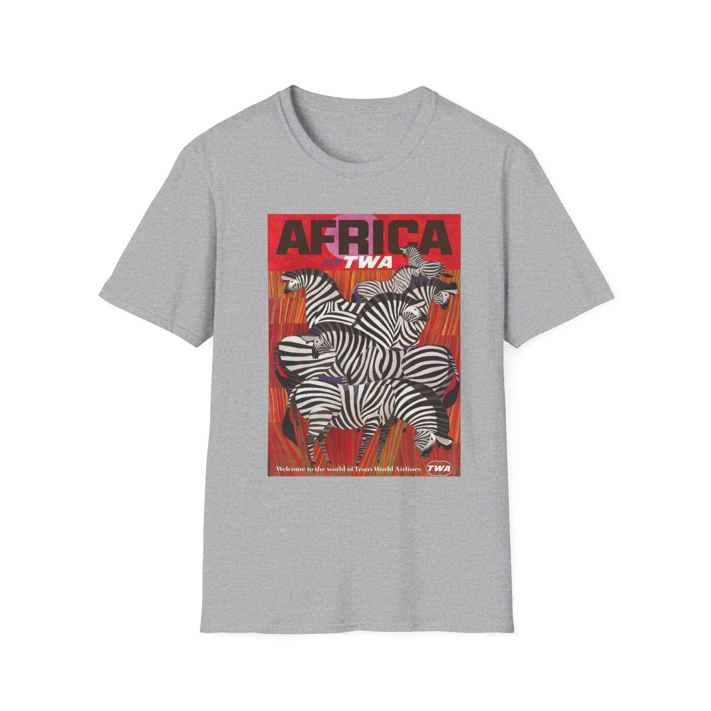 Africa TWA Vintage Travel Art