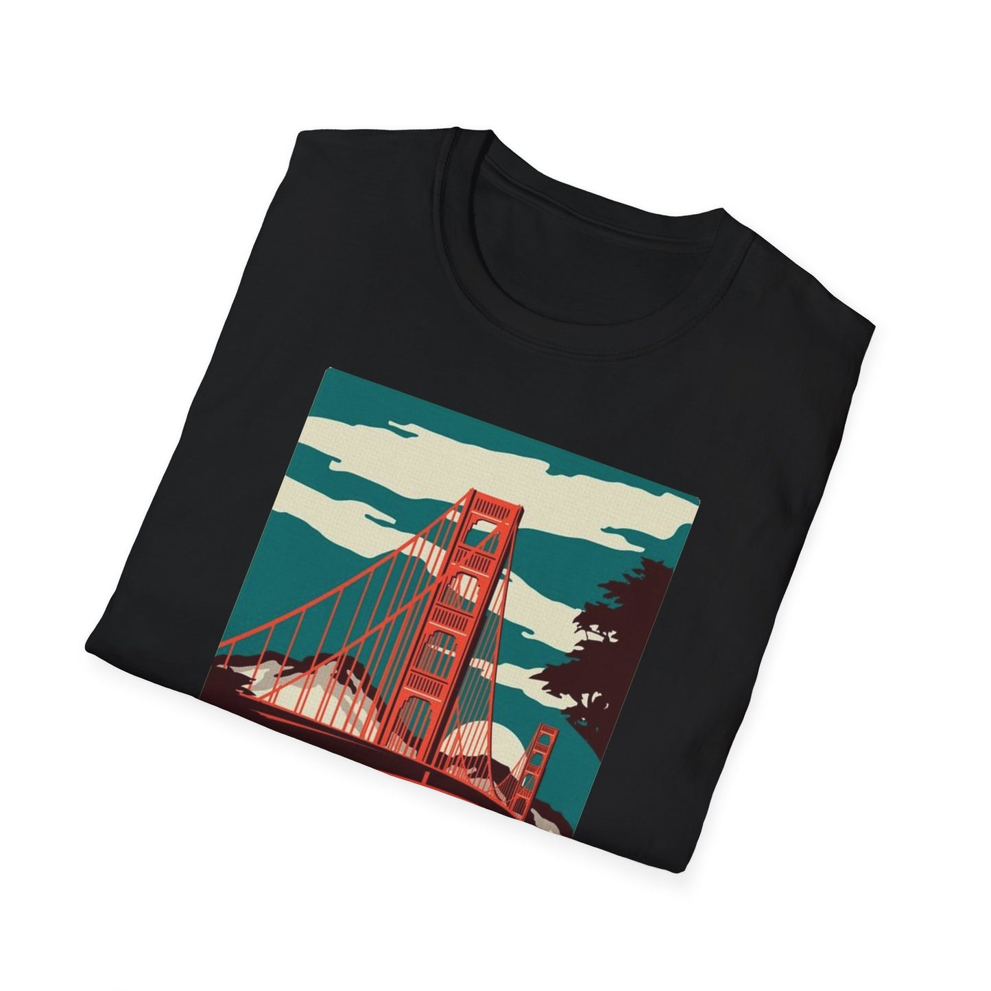 San Francisco City by the Bay Vintage Travel Art