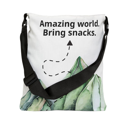 Bring Snacks Green Mountain Tote