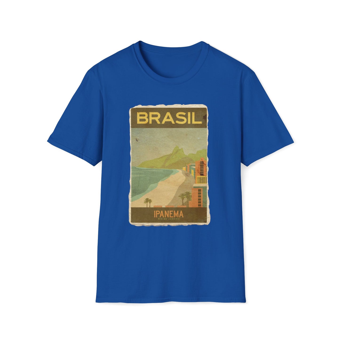 Brasil Travel Retro Vintage Art T-Shirt