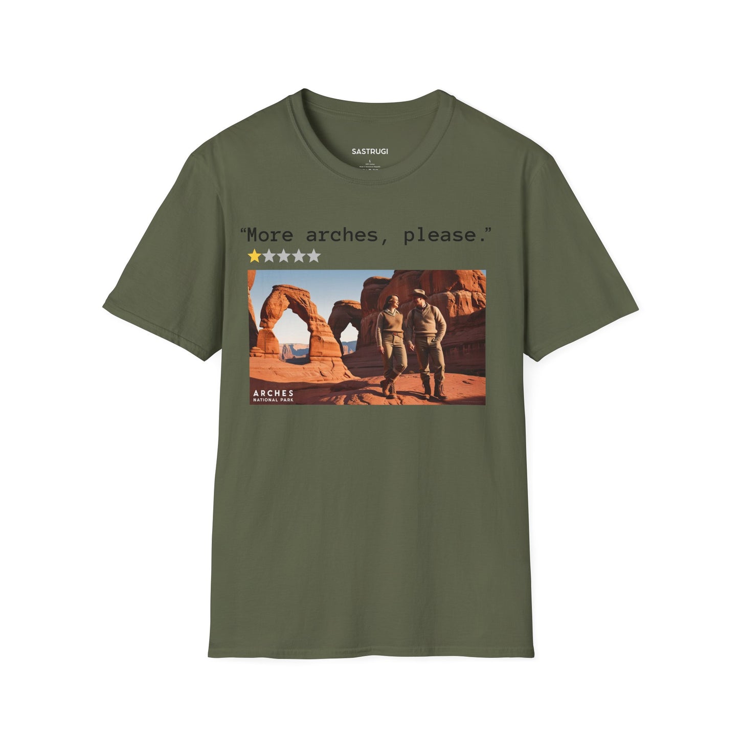 Arches National Park Vintage - 1 Star Rating WPA Tee