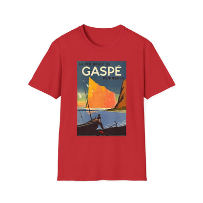 Gaspe Peninsula Vintage Travel Art