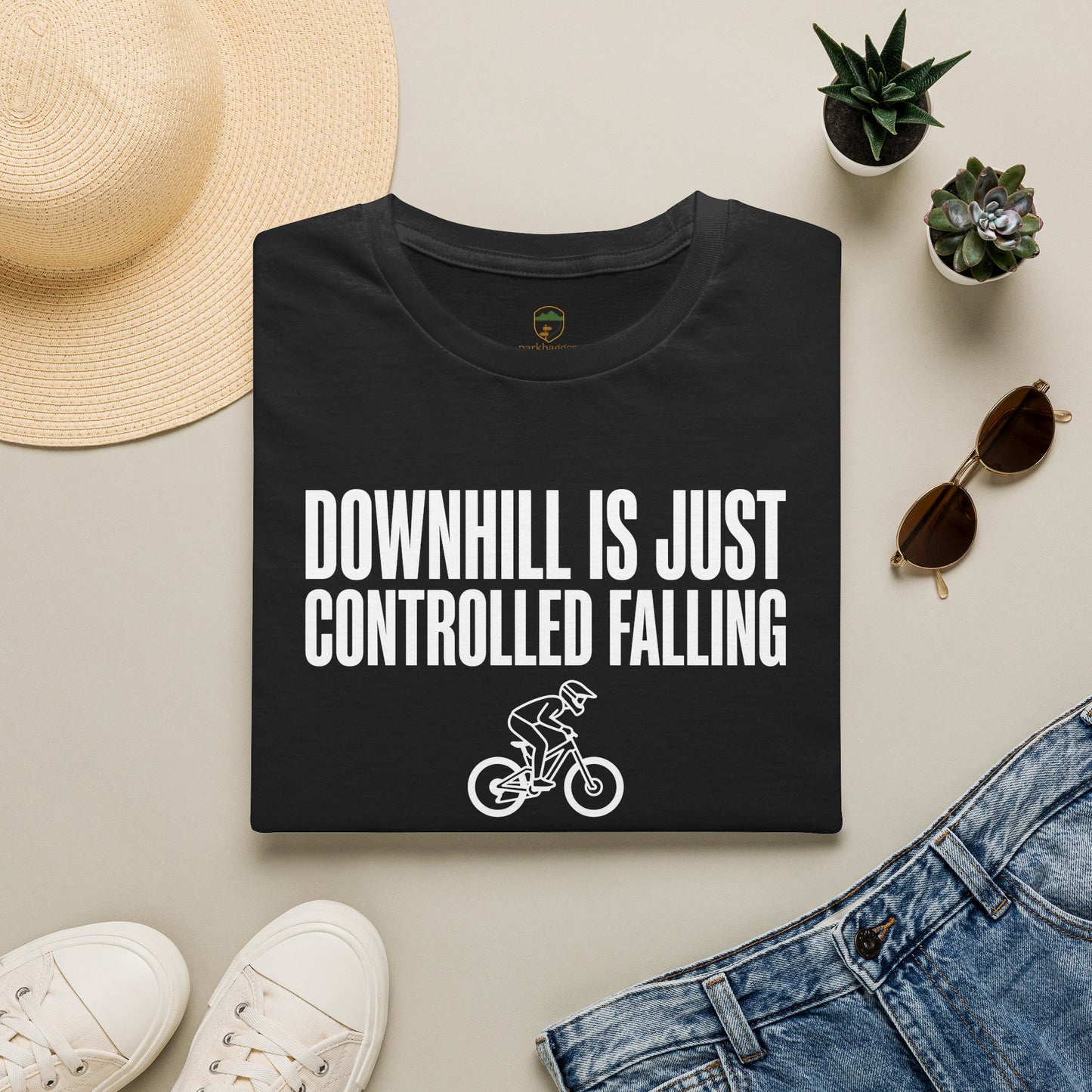 Downhill Is Controlled Falling