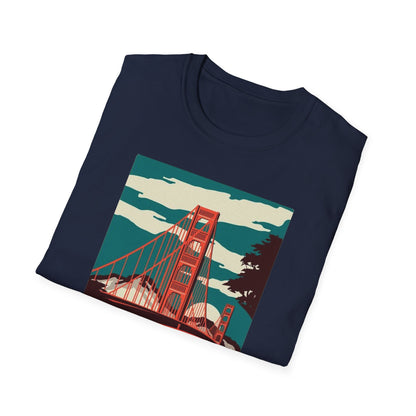 San Francisco City by the Bay Vintage Travel Art