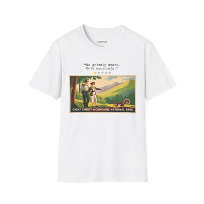 Great Smoky Mountains National Park only squirrels - 1 Star Rating WPA Tee