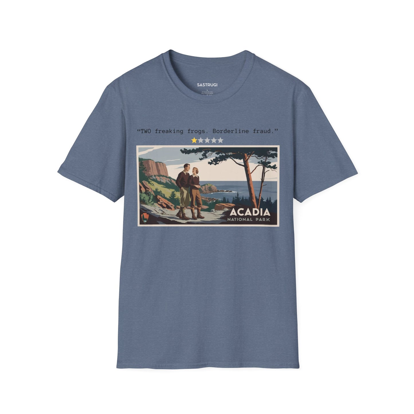 Acadia National Park View - 1 Star Rating WPA Tee