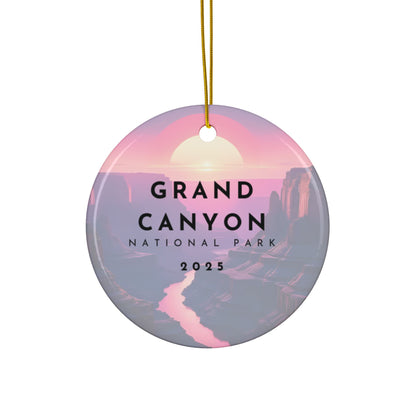Grand Canyon Park 2025 Souvenir Ceramic Ornament (Double sided)