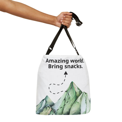 Bring Snacks Green Mountain Tote