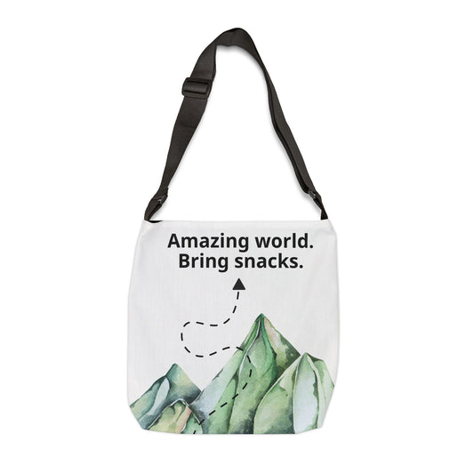 Bring Snacks Green Mountain Tote