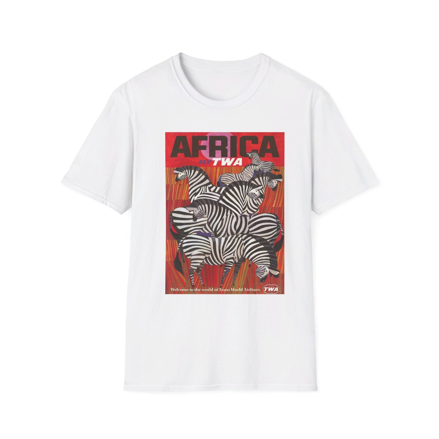 Africa TWA Vintage Travel Art