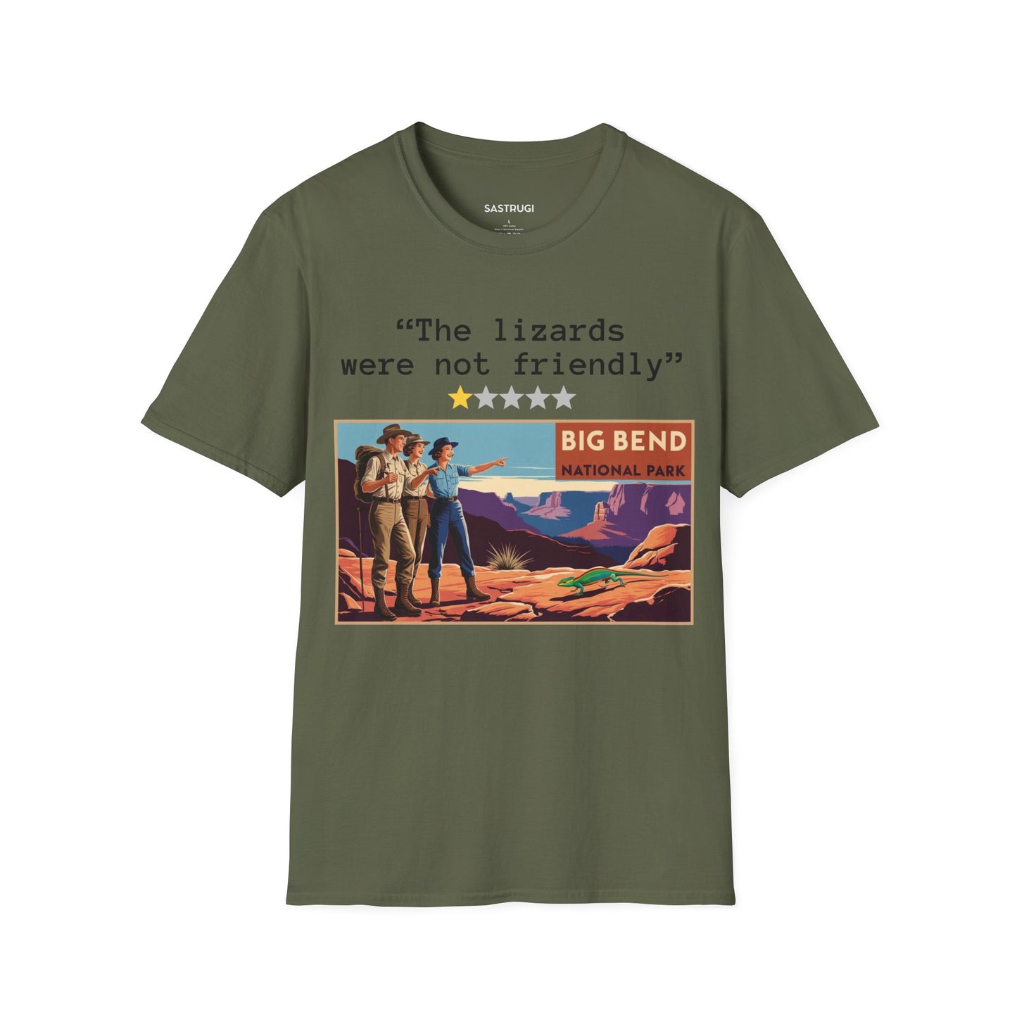 Big Bend Friendly Lizards - 1 Star Rating WPA Tee