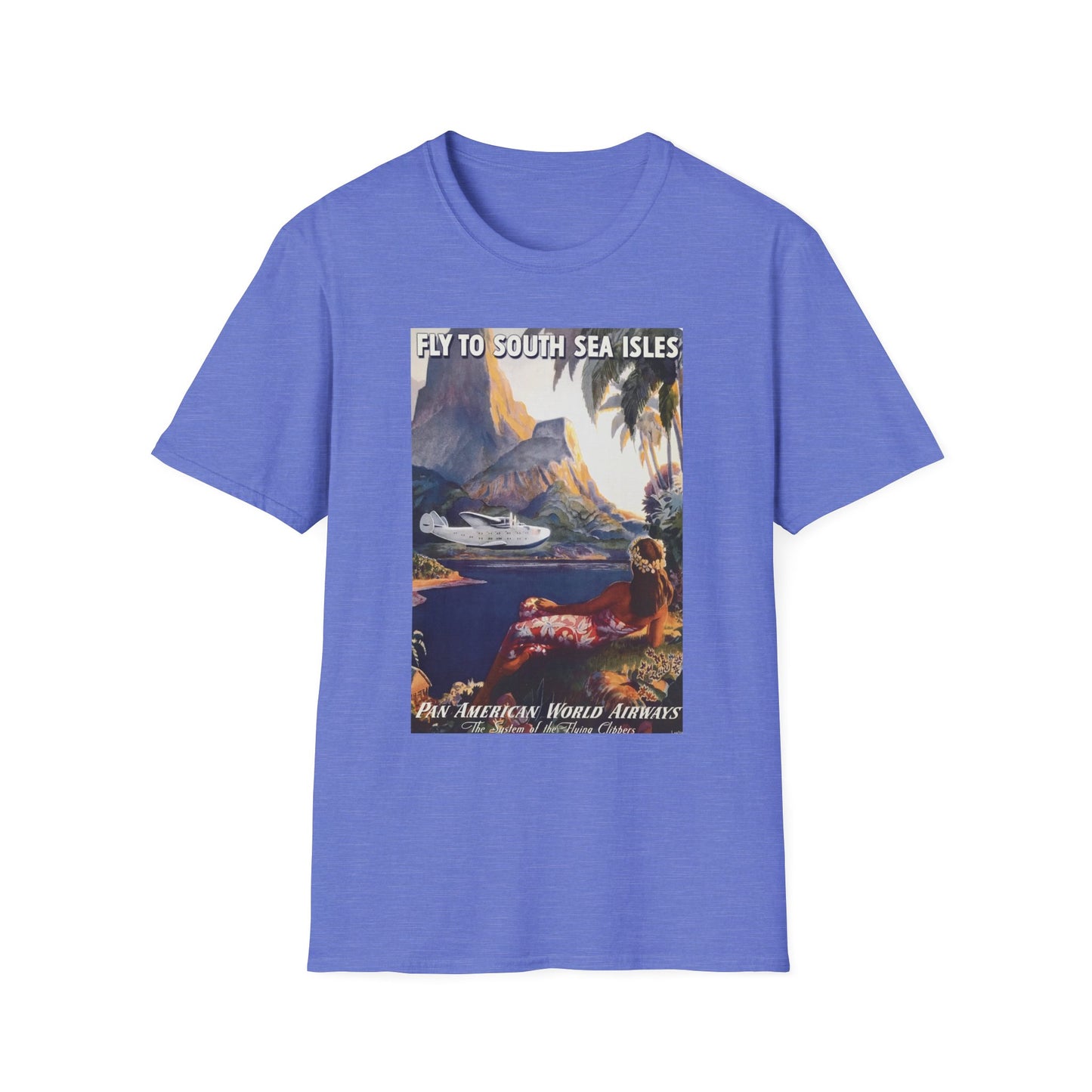 South Sea Isles Vintage Travel Art