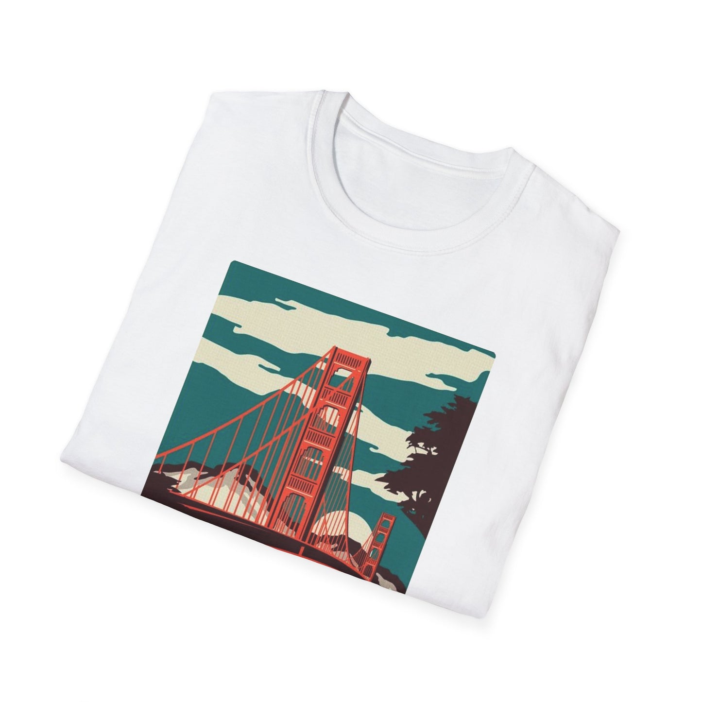 San Francisco City by the Bay Vintage Travel Art