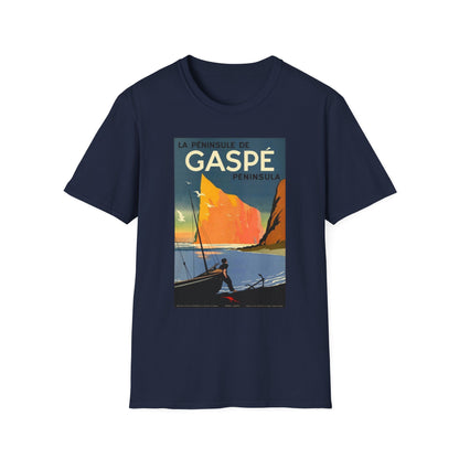 Gaspe Peninsula Vintage Travel Art