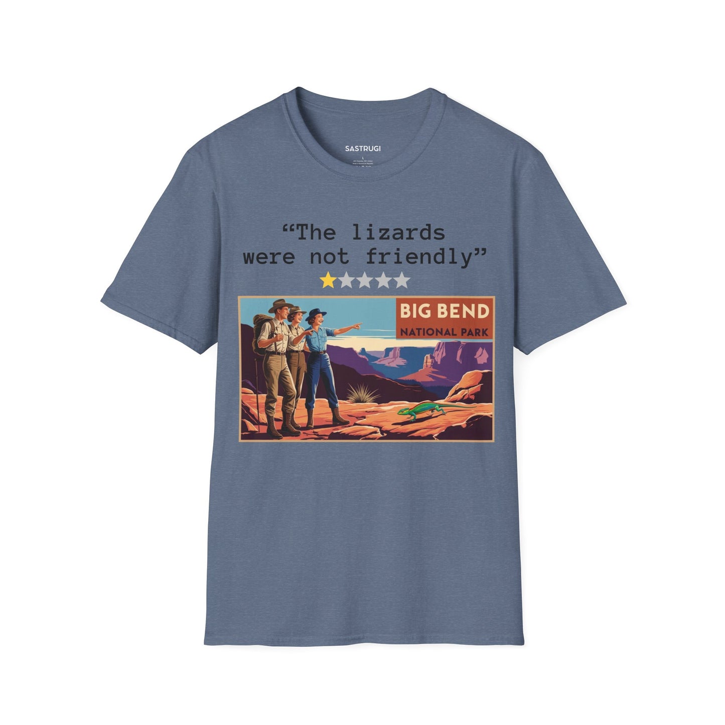 Big Bend Friendly Lizards - 1 Star Rating WPA Tee
