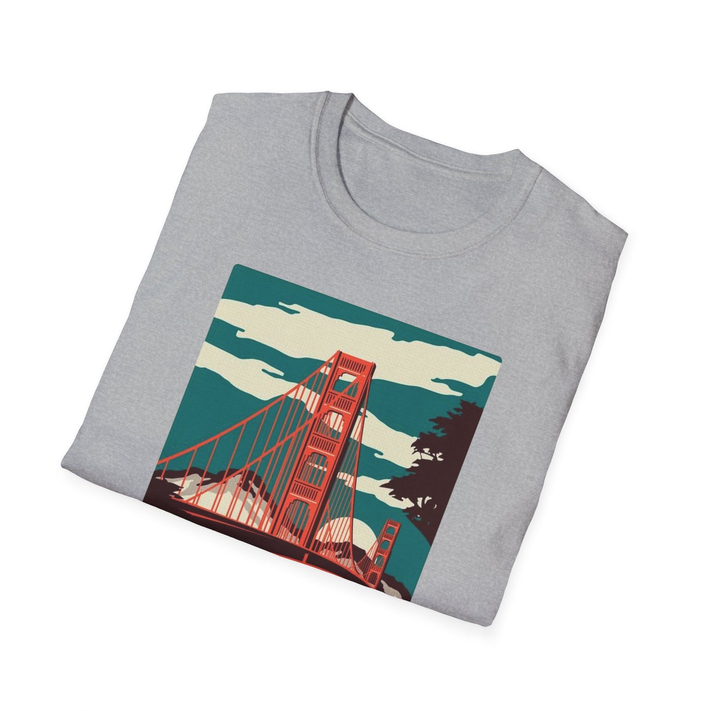 San Francisco City by the Bay Vintage Travel Art