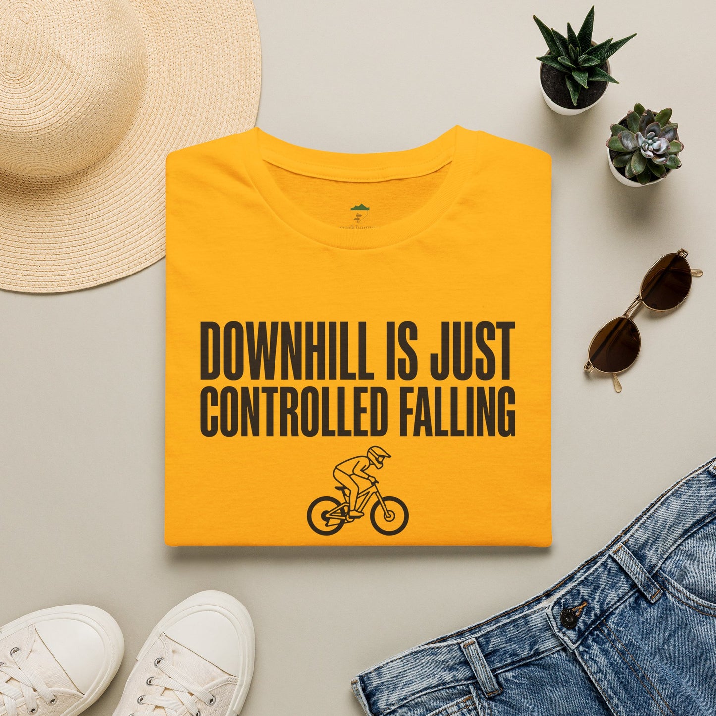 Downhill Is Controlled Falling