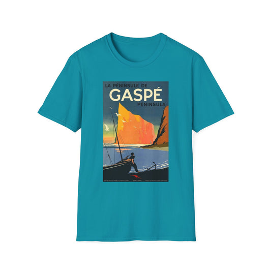 Gaspe Peninsula Vintage Travel Art
