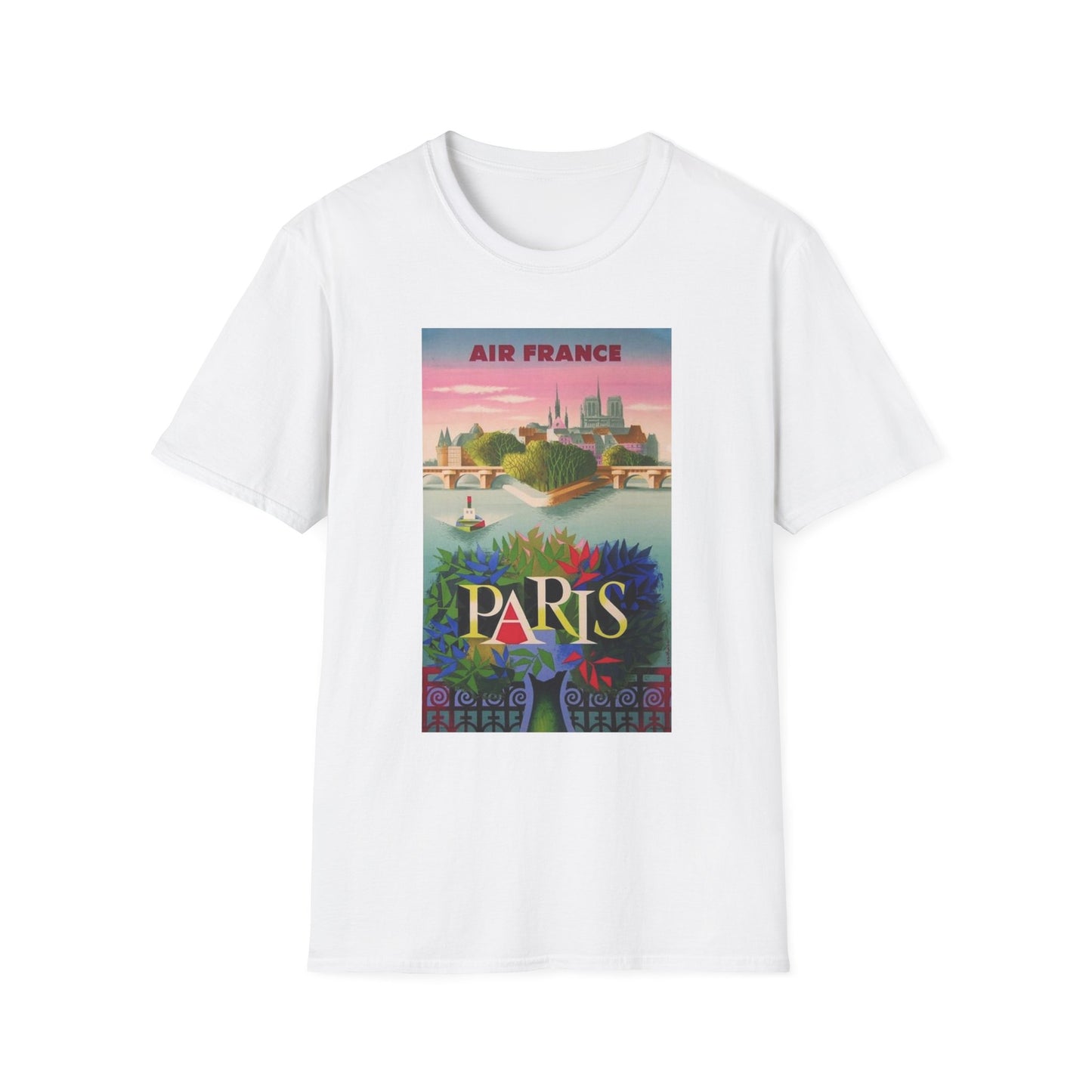 Air France Paris Vintage Travel Art